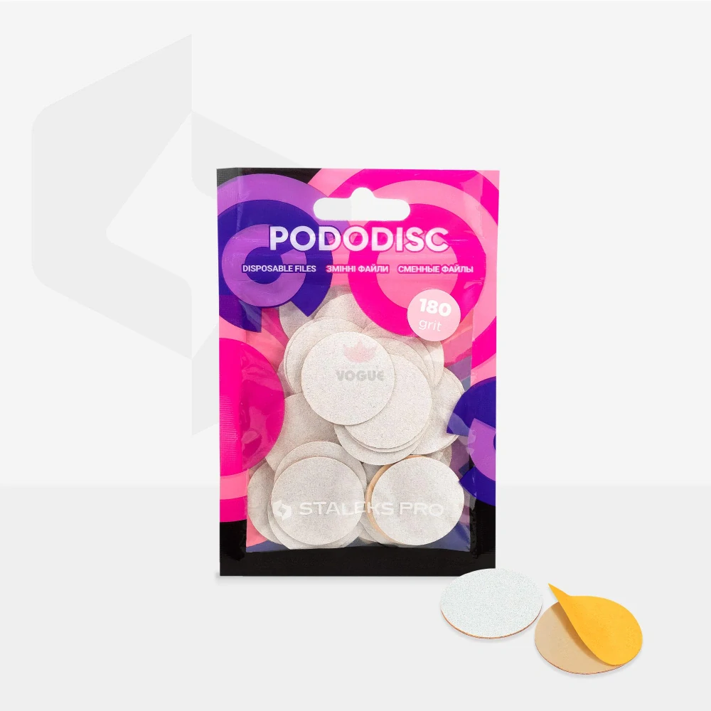 Staleks Pro Brúsne papiere Pododisc L PDF-25-180 biele