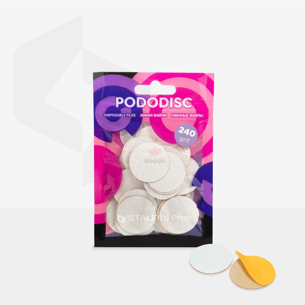 Staleks Pro Brúsne papiere Pododisc L PDF-25-240 biele