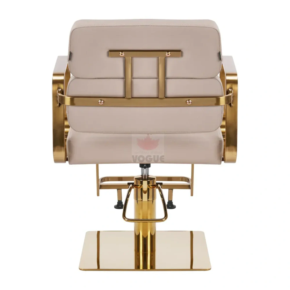 Kadernícke kreslo Gabbiano Porto zlato béžové