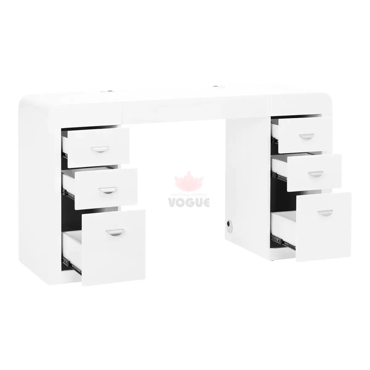 Kozmetický stôl 314 biely na manikúru