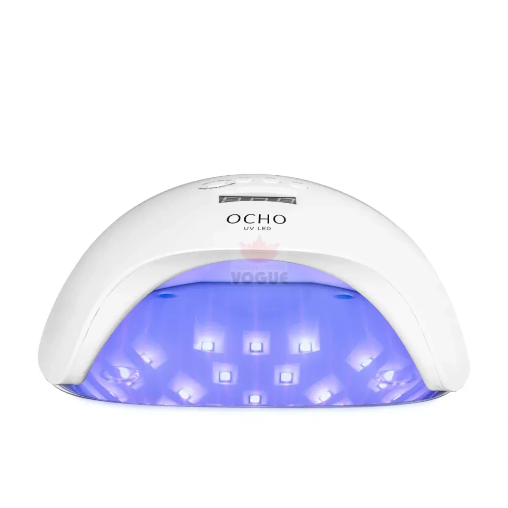 UV LED Lampa na nechty OCHO NAILS X13 65W biela so zrkadlovým dnom