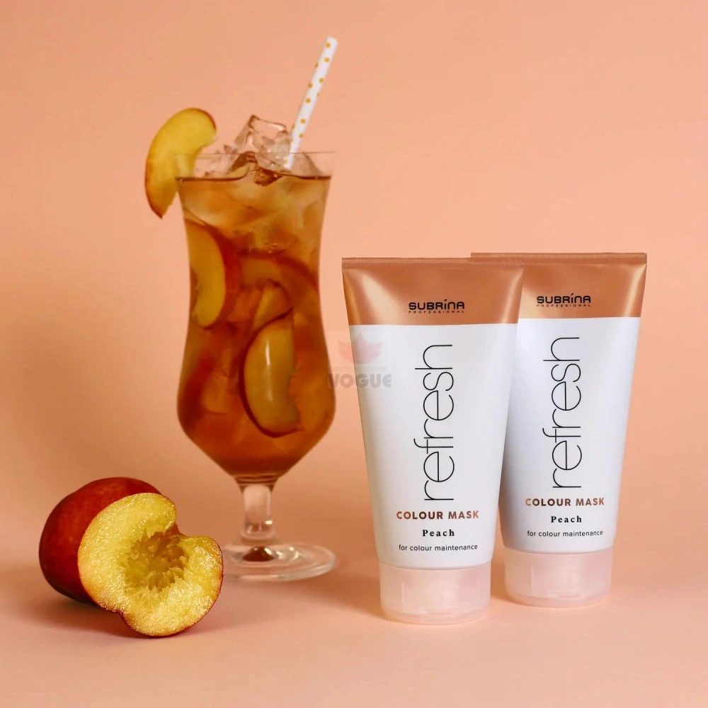 Farebná maska na vlasy broskyňová 150ml Refresh Subrina
