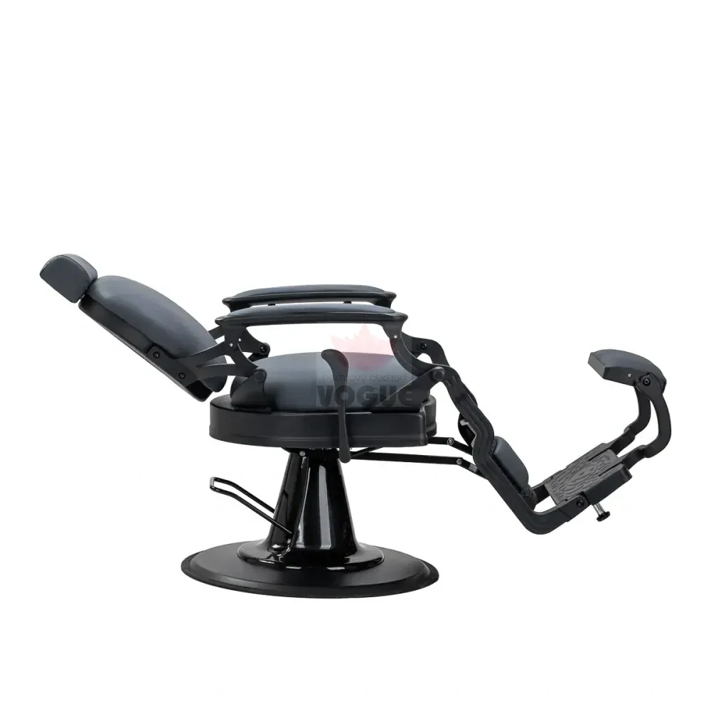 Barberské kreslo modré