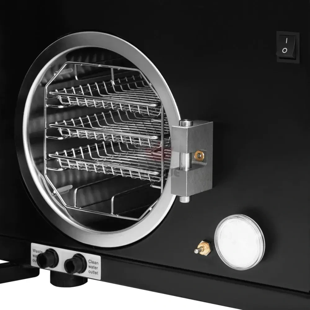 Autokláv Lafomed Standard Line LFSS12AA LED s tlačiarňou 12 L triedy B medicínska čierna