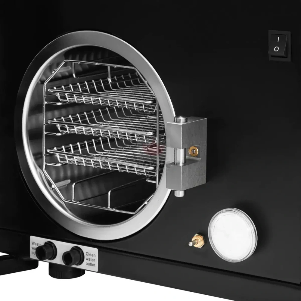 Autokláv Lafomed Standard Line LFSS12AA LED s tlačiarňou 12 L triedy B medicínska čierna