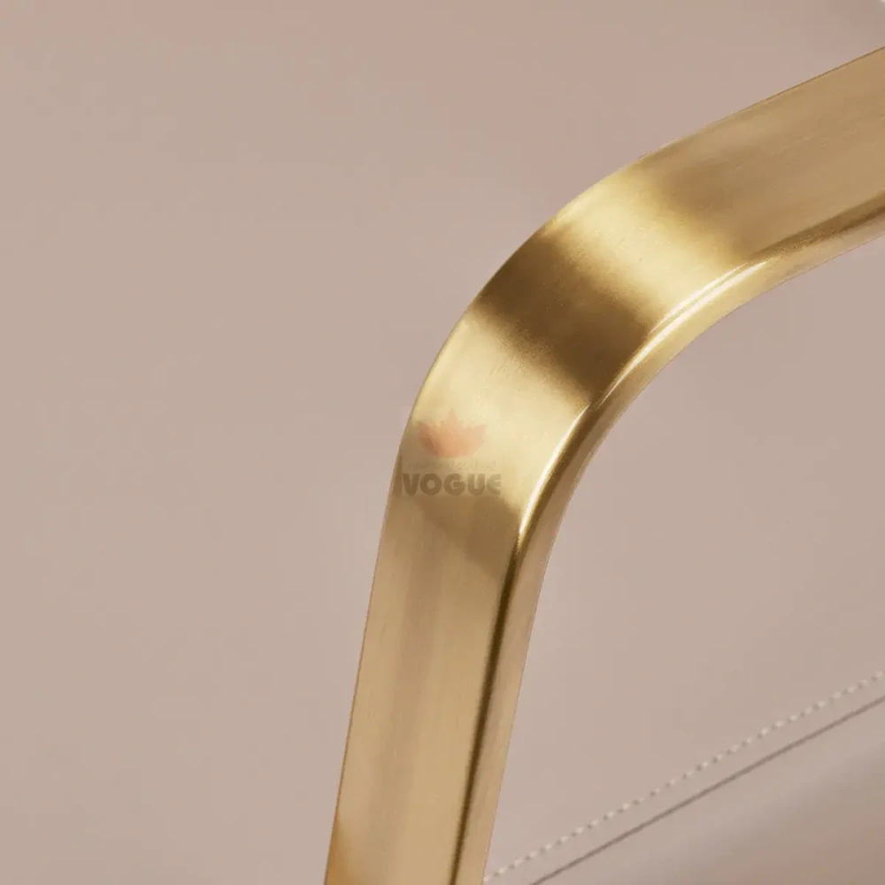 Kadernícke kreslo Gabbiano Porto zlato béžové