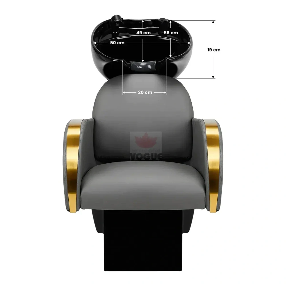 Gabbiano kadernícky umývací box Malaga zlato sivý