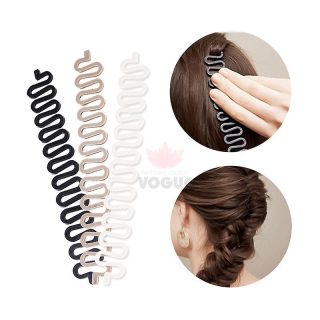 Pomôcka na vytvorenie účesu čierna French Braiding Tool 