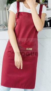 Kadernícka zástera JG bordová