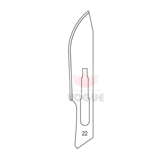 Skalpelová čepieľka Surgeon veľ. 22 - 100ks