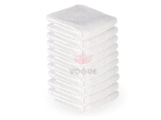 Uterák z mikrovlákna 73 x 40cm, 10ks Biely