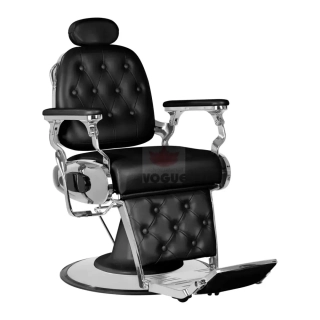 Barberské kreslo Francesco čierne Gabbiano