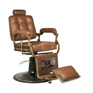 Barberské kreslo hnedé