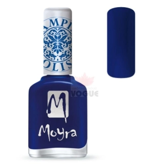 Tmavomodrý pečiatkovací lak STAMPING MOYRA 12ml