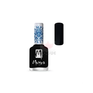Čierny pečiatkovací lak STAMPING MOYRA 12ml