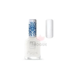Biely pečiatkovací lak STAMPING MOYRA 12ml