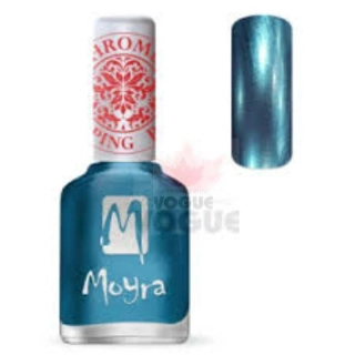 Tyrkysovo-modrý pečiatkovací lak STAMPING MOYRA 12ml