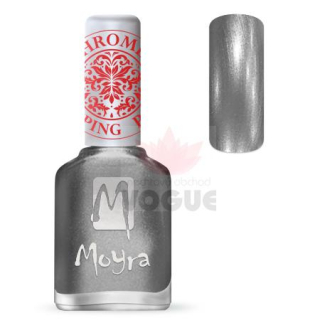 Chromovo strieborný pečiatkovací lak STAMPING MOYRA 12ml