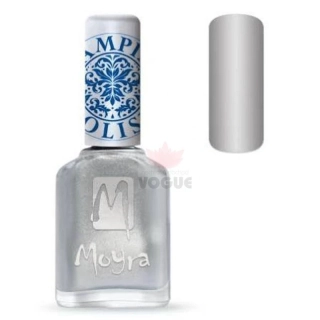 Chromovo strieborný pečiatkovací lak STAMPING MOYRA 12ml