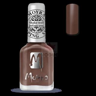 Čokoládovo hnedá pečiatkovací lak STAMPING MOYRA 12ml