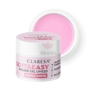 Claresa stavebný gél Soft&Easy panna cotta 12g