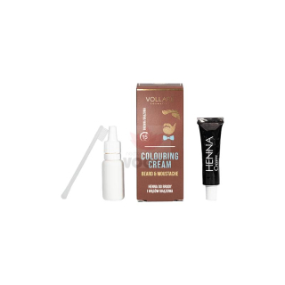 Farba na bradu a fúzy hnedá Vollare 15ml