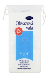 Hartmann Obväzová vata 50g 