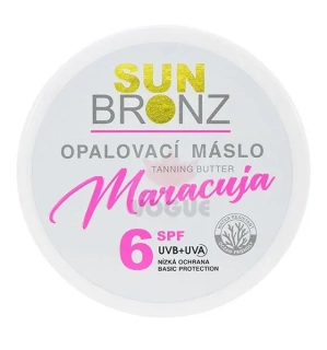SUN BRONZ Telové opaľovacie maslo SPF 6 MARACUJA
