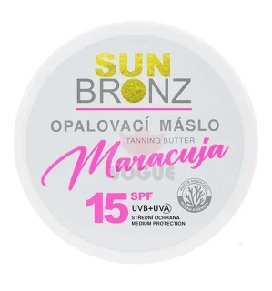 SUN BRONZ Telové opaľovacie maslo SPF 15 MARACUJA