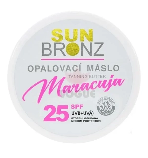 SUN BRONZ Telové opaľovacie maslo SPF 25 MARACUJA