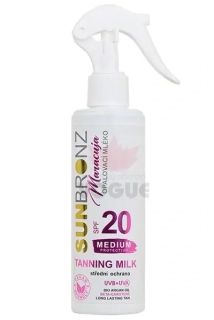 SUN BRONZ Opaľovacie mlieko SPF 20 MARACUJA