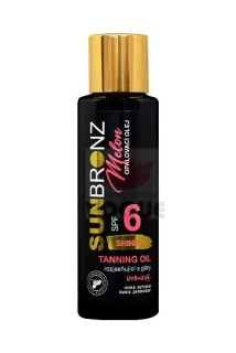 SUN BRONZ Opaľovací olej SPF 6 MELON s trblietavým efektom