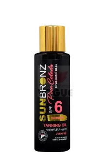 SUN BRONZ Opaľovací olej SPF6 PINA COLADA s trbietavým efektom