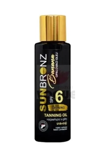 SUN BRONZ Opaľovací olej SPF 6 BANANA s trblietavým efektom
