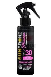 SUN BRONZ Telový opaľovací olej SPF 30 MARACUJA