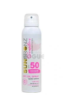 SUN BRONZ SUCHÝ opaľovací OLEJ Sensitive SPF 50