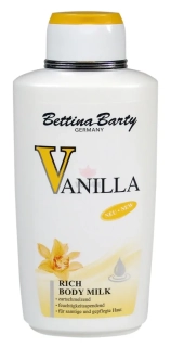VANILLA Rich Body Milk 500 ml Bohaté telové mlieko Vanilka Bettina Barty