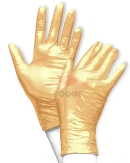 Zlaté rukavice nitrilové M, 100ks Fancy Gold