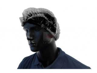 Kozmetická čiapka čierna CLIP 100 ks 