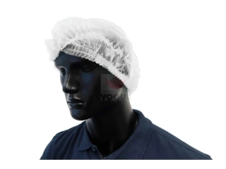 Kozmetická čiapka biela CLIP 100 ks 