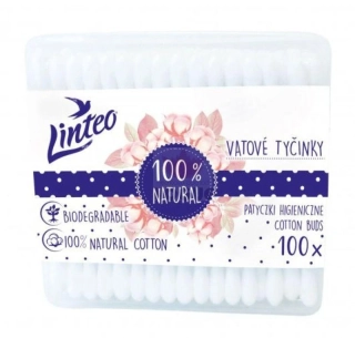 Vatové tyčinky Linteo 100 ks