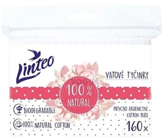 Vatové tyčinky Linteo 160 ks