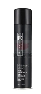 Lesk na vlasy Diamond Drops 300ml Black Professional