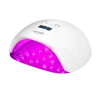 UV LED Lampa na nechty OCHO NAILS X13 65W PLUS biela zrkadlové dno