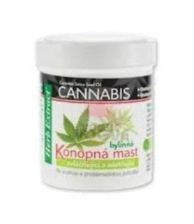 Konopná masť na suchú a popraskanú pokožku 125ml HE
