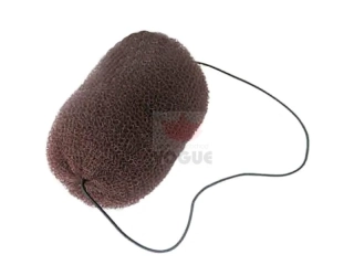 Výplň do vlasov hnedá valček s gumičkou 65mm