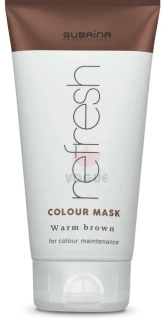 Farebná maska na vlasy hnedá 150ml Refresh Subrina