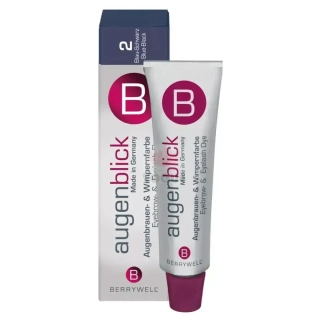 Berrywell Modročierna farba na obočie a riasy 15ml