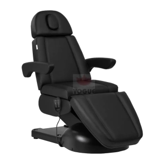 Kozmetické kreslo Azzurro Lux 3m čierne