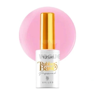 Gél lak YOSHI Rubber Base 10ml č. 17